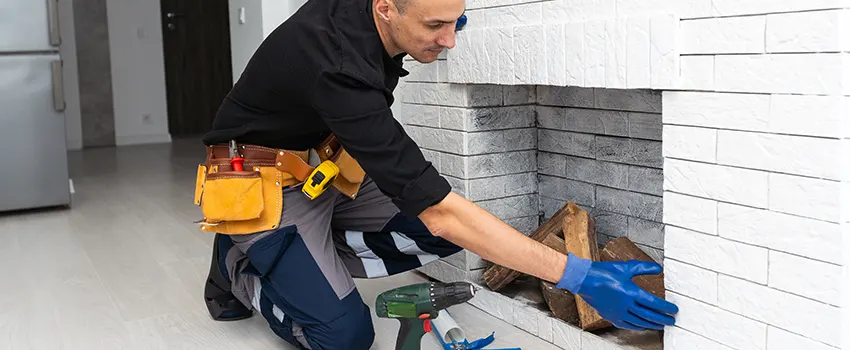 Fireplace Damaged Damper Frame Repair Services in Wilmington Island, Georgia