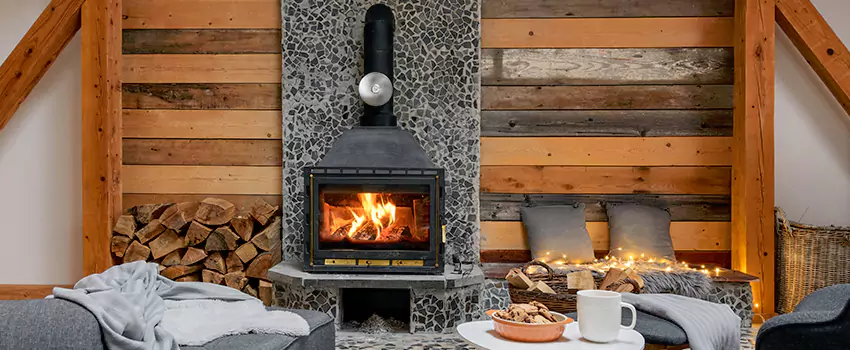Thelin Hearth Products Direct Vent Gas Stove Fireplace Inspection in Wilmington Island, Georgia
